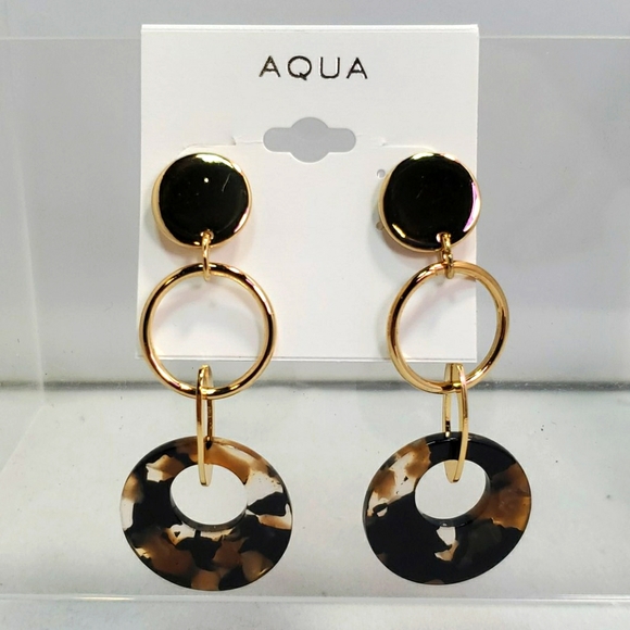 Aqua Jewelry - Aqua dangle earrings